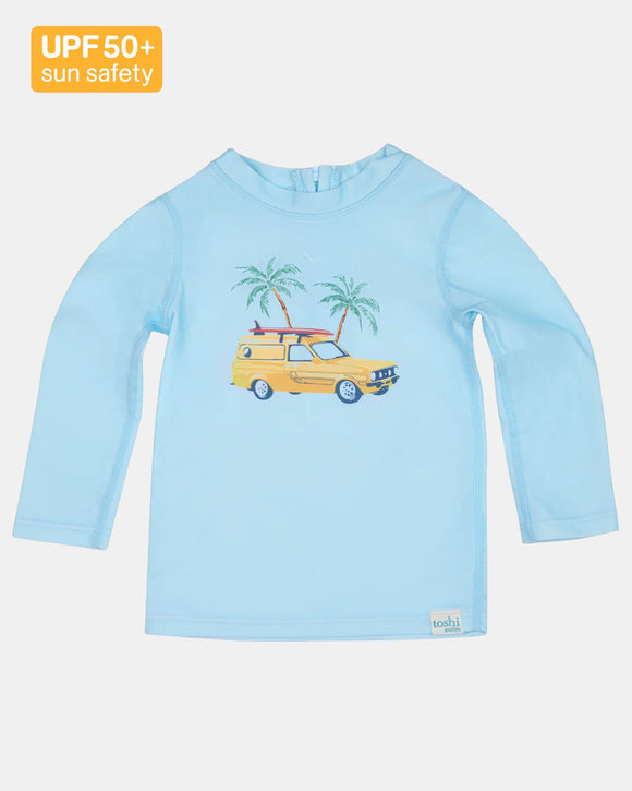 Toshi - Swim Rashie L/S Splash - Swell Seekers