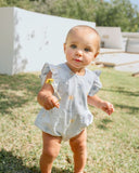 Bebe - LIBBY EMBROIDERED BUTTERFLY ROMPER