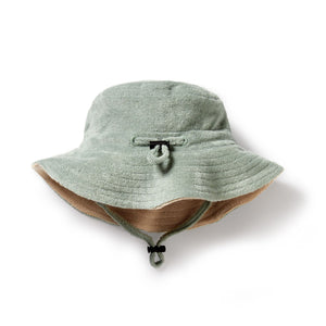 Wilson & Frenchy - Pistachio Organic Terry Sun Hat