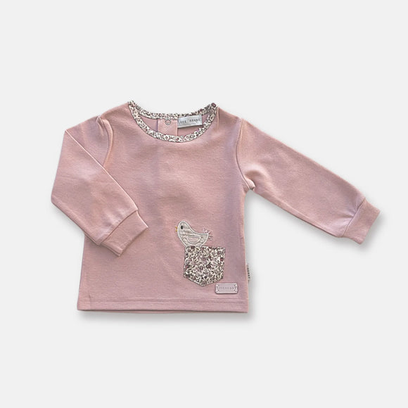 Love Henry - Baby Girls Knit Top - Pocket Birdy