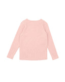 Bebe - EMMY LS RIBBED TEE 3-7 YRS