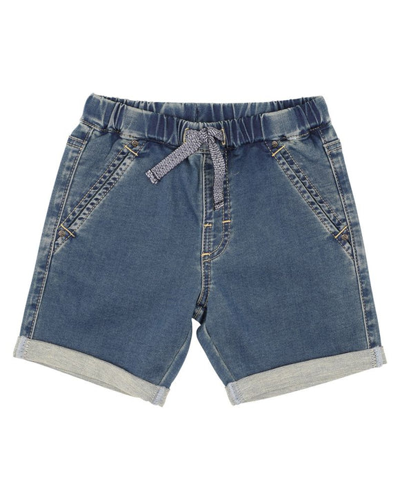 Bebe - Boys Knit Denim Shorts 3-5 yrs