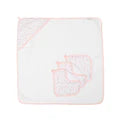All4Ella - Baby hooded towel - Pink Petals
