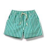 Wilson & Frenchy - Green Bean Stripe Swim Board Short