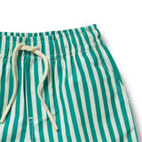 Wilson & Frenchy - Green Bean Stripe Swim Board Short