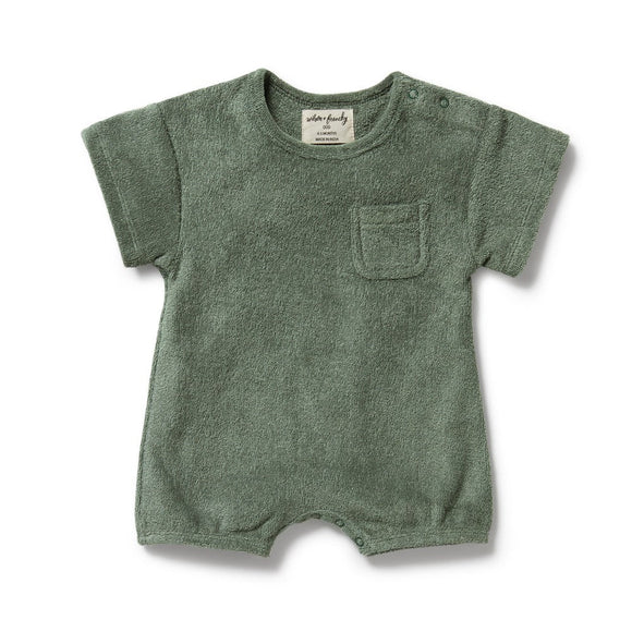 Wilson & Frenchy - Moss Organic Terry Growsuit