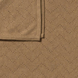 Wilson & Frenchy - Ginger Snap Organic Knitted Pointelle Blanket