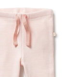 Wilson & Frenchy - Organic Stripe Rib Legging - Cantaloupe