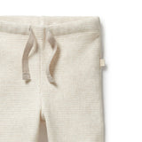 Wilson & Frenchy - Organic Stripe Rib Legging - Oatmeal
