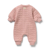 Wilson & Frenchy - Rose Organic Quilted Growsuit