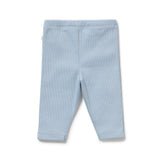 Wilson & Frenchy - Storm Blue Organic Rib Legging