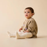 Wilson & Frenchy - Buttermilk Organic Ribbed Tights