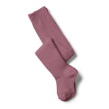Wilson & Frenchy - Plum Organic Ribbed Tights