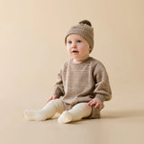 Wilson & Frenchy - Sandstone Organic Knitted Bauble Hat