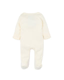 Bebe - MILK ORGANIC POINTELLE LS ZIPSUIT
