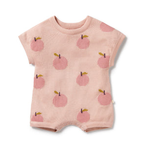 Wilson & Frenchy - Just Peachy Organic Knitted Growsuit