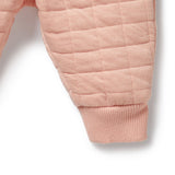 Wilson & Frenchy - Pretty Pink Organic Quilted Sweat Pant