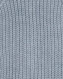 Bebe - BLUE KNITTED ZIP ROMPER