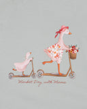 Bebe - EMMY DUCKS ON SCOOTER LS TEE 3-7 YRS
