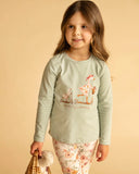 Bebe - EMMY DUCKS ON SCOOTER LS TEE 3-7 YRS