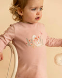 Bebe - EMMY DUCKS AND FLOWERS LS TEE