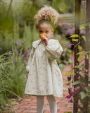 Fox & Finch - Orchard Bloom Emb. Stripe Overlay Dress