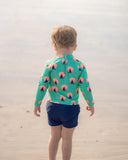 Minihaha - JARVIS PRINT GREEN LS 2 PIECE SET