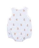 Bebe - BRADY STRIPE ORGANIC BUTTON UP BODYSUIT