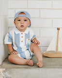 Bebe - MAX WIDE STRIPE RUGBY ROMPER