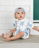 Bebe - MAX WIDE STRIPE RUGBY ROMPER