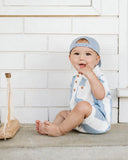 Bebe - MAX WIDE STRIPE RUGBY ROMPER