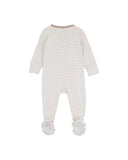 Bebe - MATEO STRIPE LS ZIP ONESIE