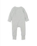 Bebe - OTTO STRIPE ORGANIC ZIPSUIT