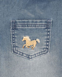 Bebe - WINNIE DENIM PULL ON JEANS 3-7 YRS