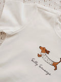 Bencer & Hazelnut - Tee: Silly Sausage Beige