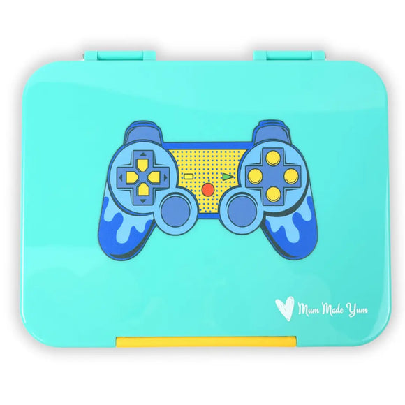 Mum Made Yum - Bento Lunchbox (Large) - Teal Gamer