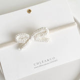 Chlea & Co - Soleil Bow Crochet Headband