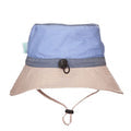 Acorn Kids - Blue Colour Block Wide Brim Bucket Hat