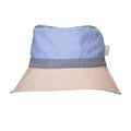 Acorn Kids - Blue Colour Block Wide Brim Bucket Hat