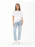 Ripe Maternity - Nova Over Bump Crop Jean Blue Haze