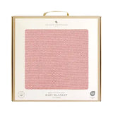 Living Textiles - Pram Knitted Blanket - Dusty Rose