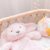 OB Designs - Betsy Bunny Soft Pink Comforter Toy 12"/30cm