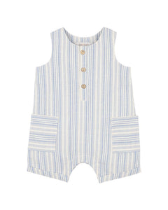 Fox & Finch - Puffin Stripe Romper