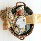 Snuggle Hunny - Citrus Squeeze Organic Muslin Wrap