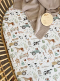 Cuddle Bug & Co - Co-Sleeper Sheet Farm Life