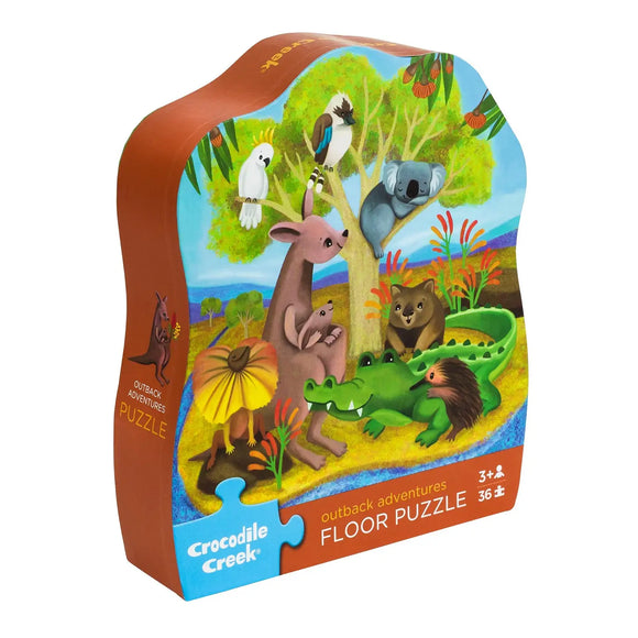 Crocodile Creek - Classic Floor Puzzle 36 Pc - Outback Adventures