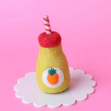 SALLI COLLECTIVE - Felt Dolly Drinks - Pineapple Juice