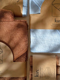 Kiin - Wash Cloths 3 Pack - Chocolate