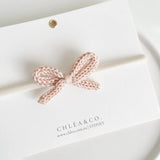 Chlea & Co - Soleil Bow Crochet Headband