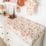Snuggle Hunny - Fitted Bassinet Sheet - Cowboys